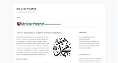 Desktop Screenshot of mydearprophet.com